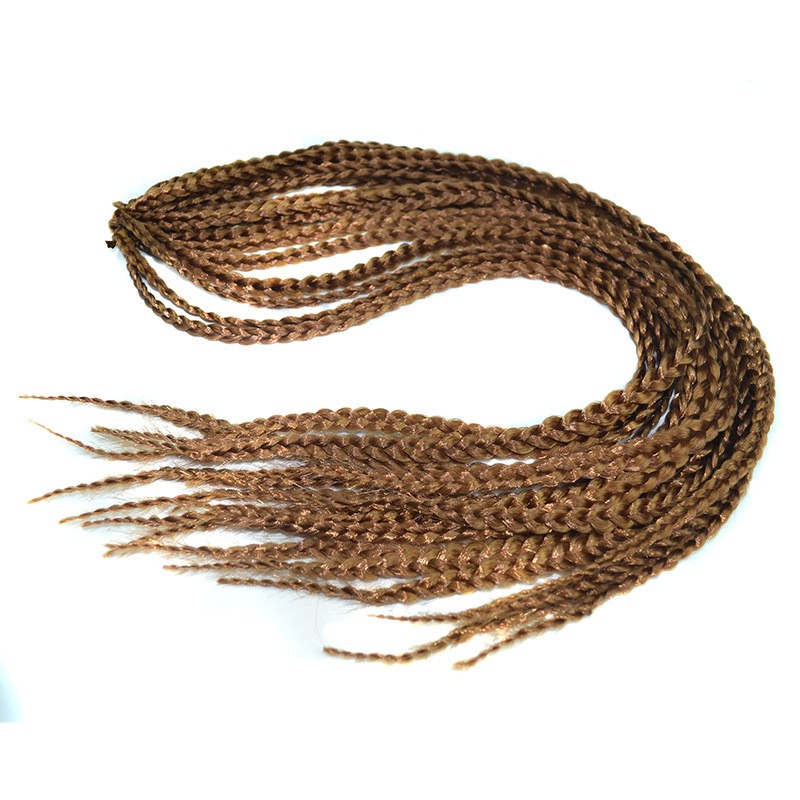 European and American wigs, three-strand braids, African braids, dreadlocks, small dreadlocks detail image 6