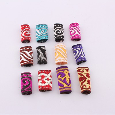 New wig: Reggae dreadlocks, hair bands, African dreadlocks, colorful fabric hair bands, hair bands, hair buttons detail image 3
