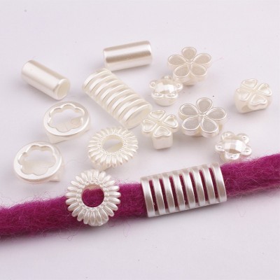 Reggae dreadlocks, beaded headwear, hair accessories, braids, plastic ABS imitation pearls detail image 3