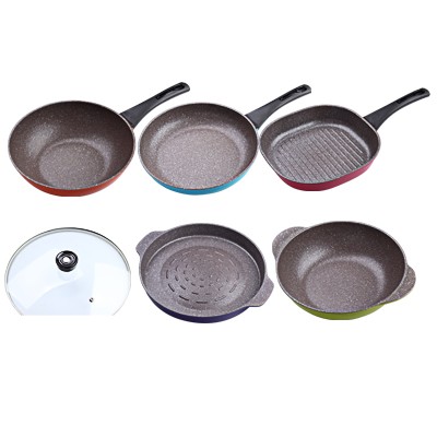 Kitchen Code: Korean imported kitchenware, tourmaline six-piece set, 28cm detail image 1