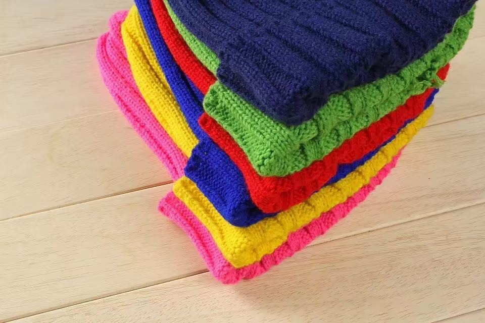 Autumn Promotion Activities Solid Color Knitted Hat Black Woolen Hat Warm Ear Hat Female Autumn And Winter All Korean Version Of The Fashionable Day Cute Ins (Color Random Hair) details Picture