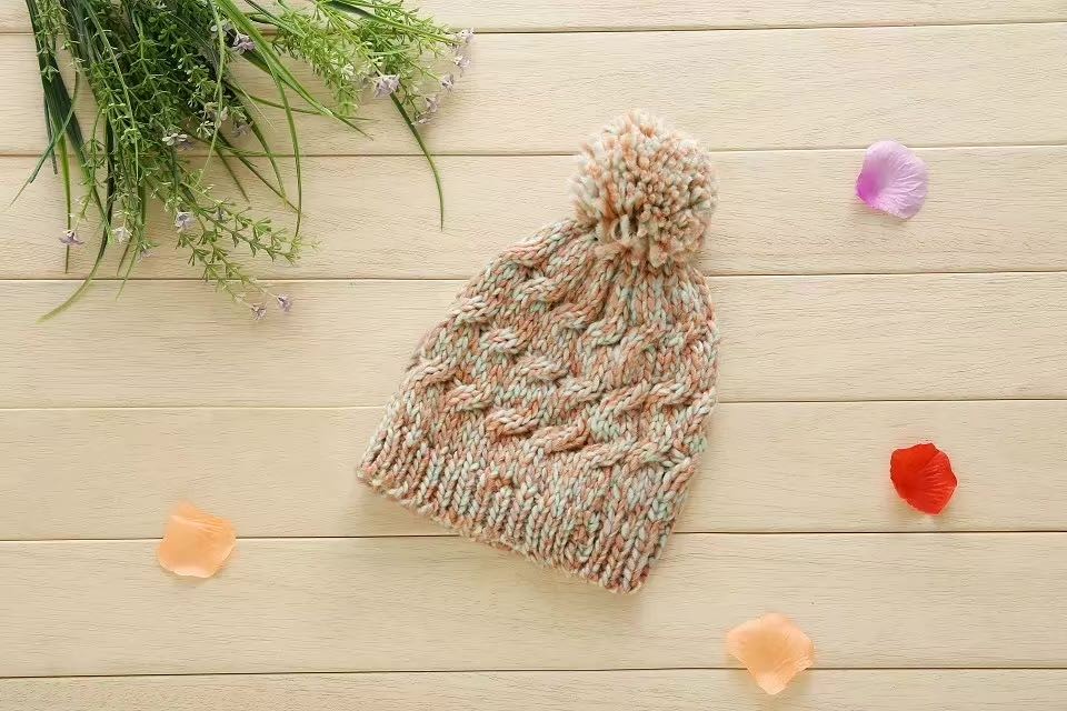 South Korea Mixed Color Woolen Hat With Wool Thickened Warm Autumn And Winter Hat Women's Winter Korean Version Of Tide Hat All Knitted Hat undefined