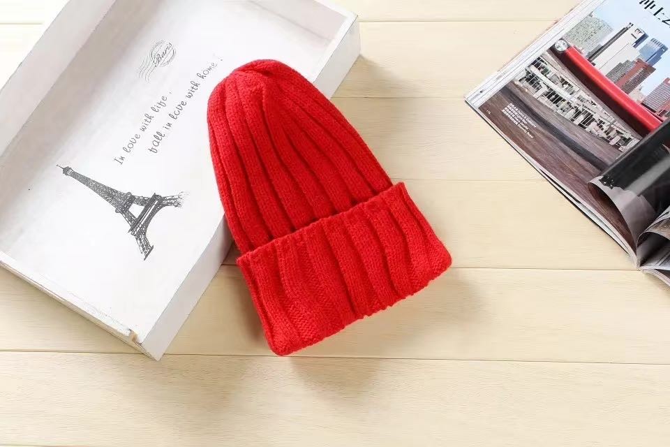 Autumn Promotion Activities Solid Color Knitted Hat Black Woolen Hat Warm Ear Hat Female Autumn And Winter All Korean Version Of The Fashionable Day Cute Ins (Color Random Hair) Application Scenario
