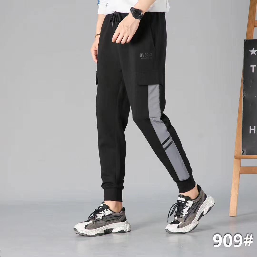 Otoño invierno estilo grueso pantalones de varios bolsillos de algodón cargo pantalones de hombre holgado tamaño grande negocios corte recto al aire libre casual Item Picture