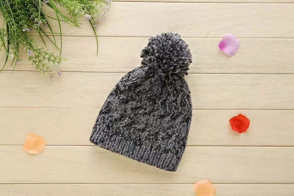 South Korea Mixed Color Woolen Hat With Wool Thickened Warm Autumn And Winter Hat Women's Winter Korean Version Of Tide Hat All Knitted Hat Item Picture