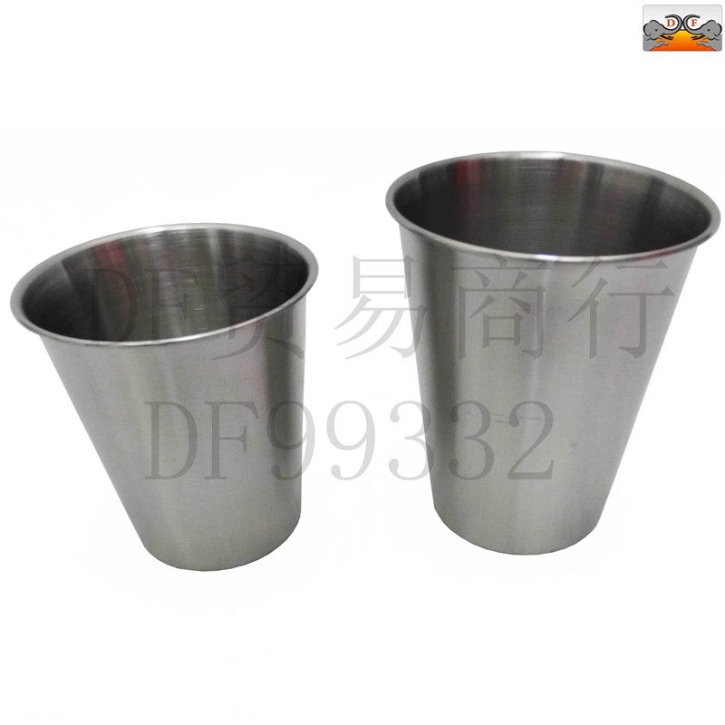 DF99332 201 Beer Glass Size Beer Glass Glass rolled edge Stainless steel shot glass Sauce glass Butter glass seasoning glass DF TRADING HOUSE