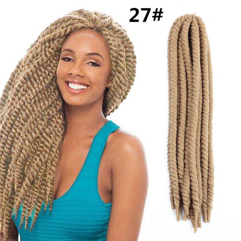 European and American wigs, dreadlocks, spiral braids, small dreadlocks, ponytails, small spring curls, multi-color detail image 9