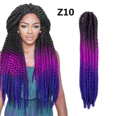 European and American wigs, dreadlocks, spiral braids, small dreadlocks, ponytails, small spring curls, multi-color Application Scenario