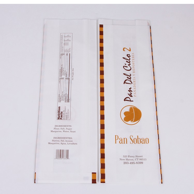 Baguette Bag Toast Bag Window Kraft Paper Bag undefined