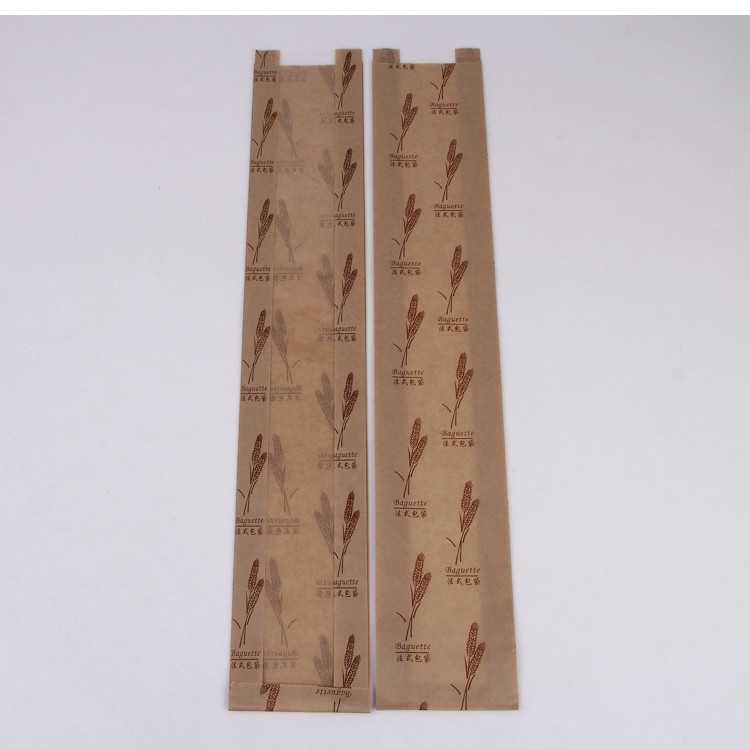 Baguette Bag Toast Bag Window Kraft Paper Bag details Picture