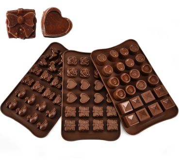 Silicone chocolate mold 24 even diy baking cake cookies silicone chocolate mold