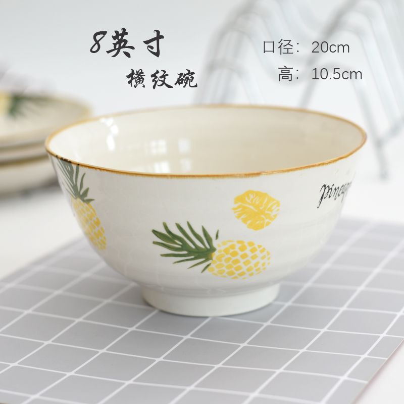 陶瓷碗创意汤碗面碗耐高温家用可微波炉个性大号碗产品图