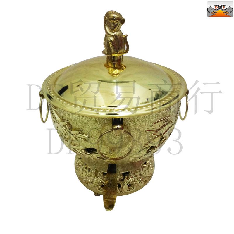 DF99393 Classical Lotus stove Stainless steel alcohol stove small hot pot Free of electricity Hotel cafeteria outdoor family dinner DF TRADING HOUSE