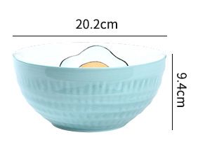 8英寸大汤碗陶瓷个性饭碗大号汤碗早餐面条碗详情图2