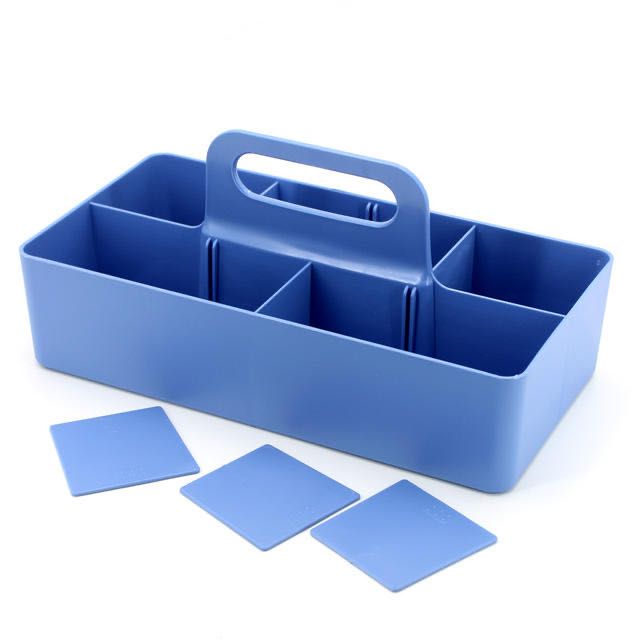 塑料桌面遥控器收纳盒 双层可提储物盒 内衣袜子办公用品整理盒细节图