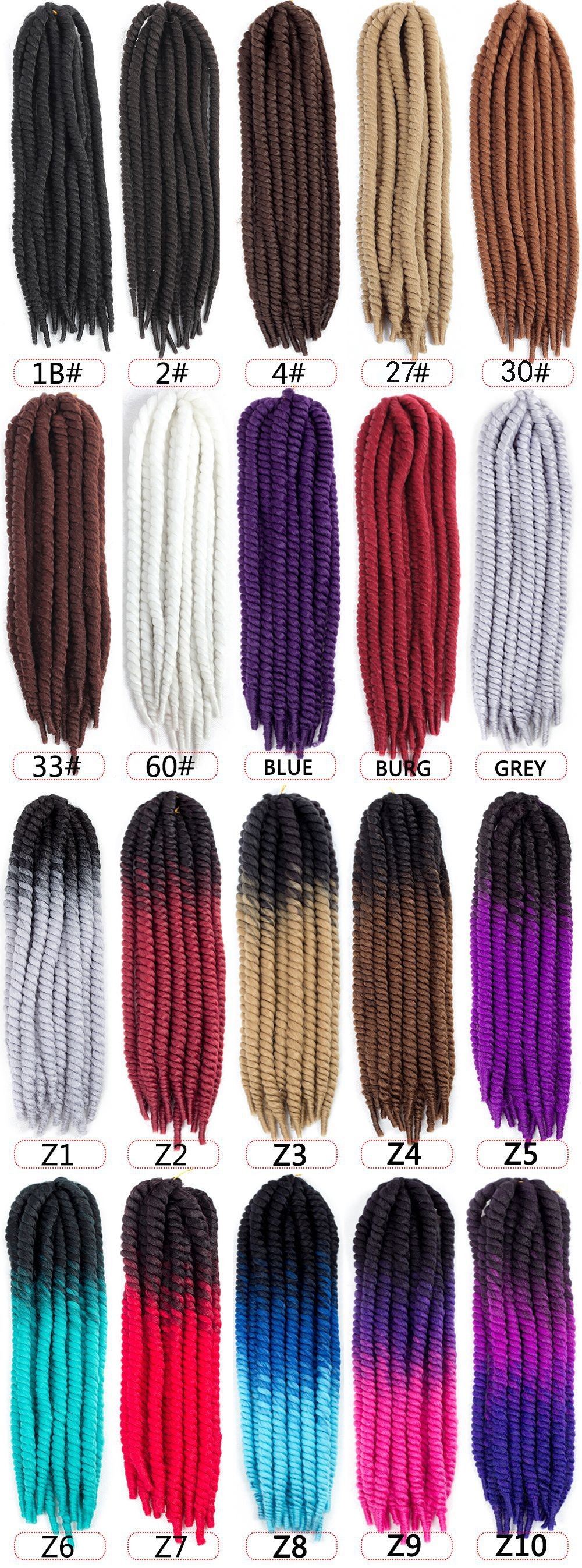 European and American wigs, dreadlocks, spiral braids, small dreadlocks, ponytails, small spring curls, multi-color detail image 8