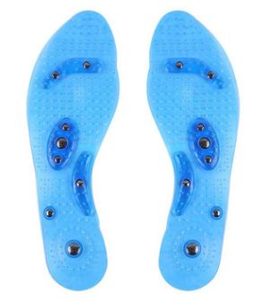 亚马逊 透明磁疗鞋垫8颗磁石按摩透气保健磁性铁鞋垫男女款工厂家产品图