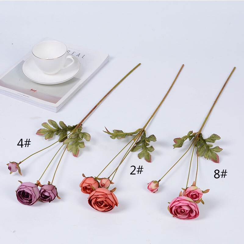 单支简欧小露莲仿真花小千层花高档假花欧式婚庆花详情图2