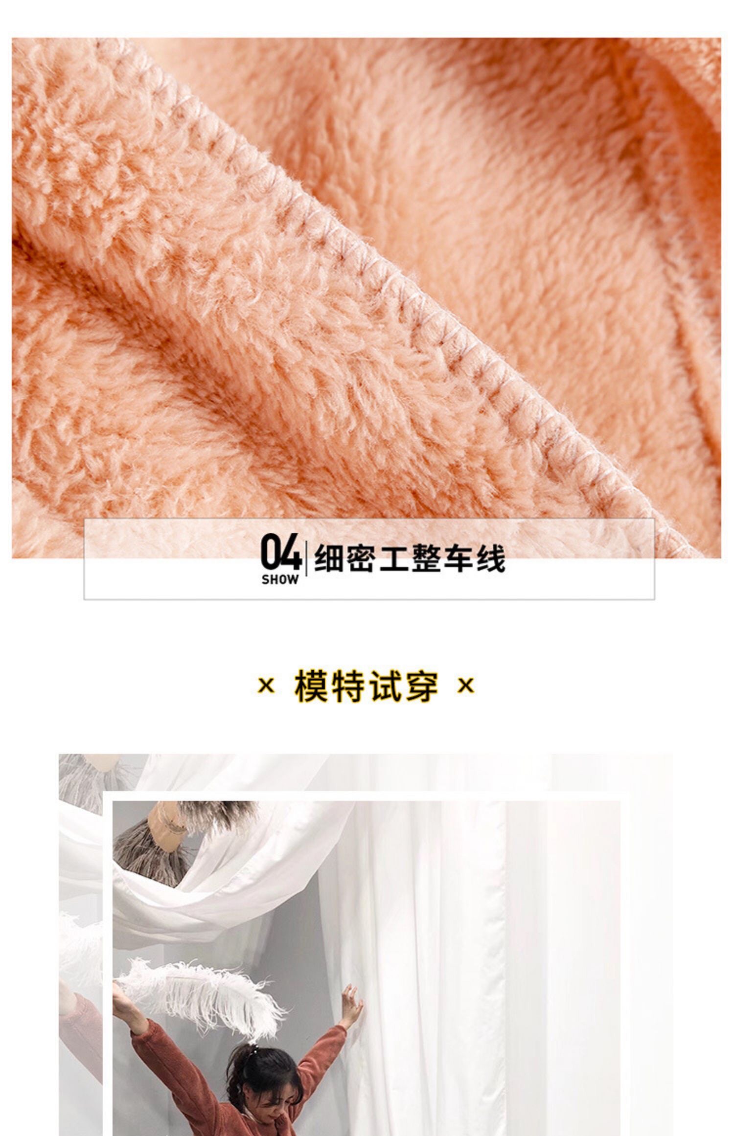 In 2020, the best-selling coral fleece pajamas for women in autumn and winter are thickened and fleece, suitable for wearing as outerwear and warm pants for both men and women detail image 6