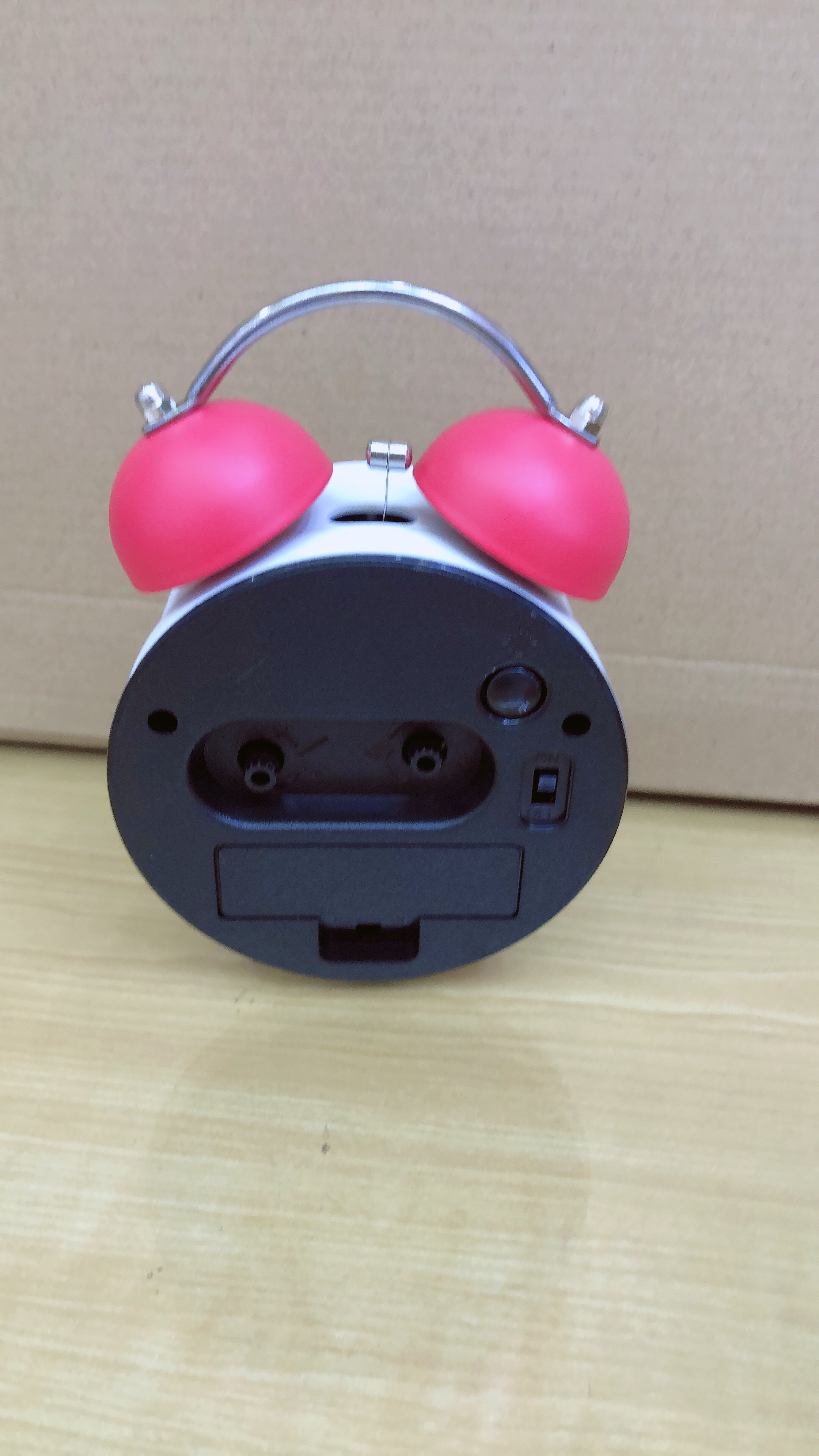 3.5寸静音打铃闹钟 夜光带灯儿童叫醒闹钟详情图6