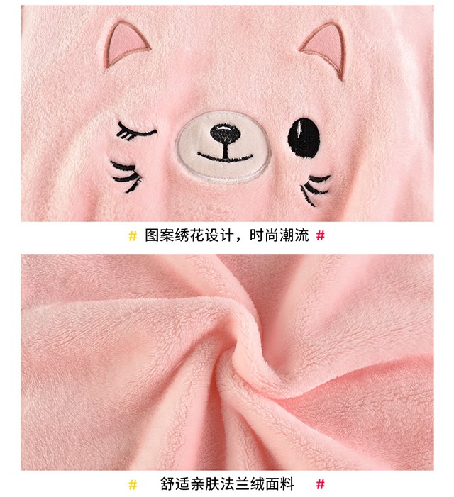 儿童睡衣秋冬珊瑚绒家居服2020新款宝宝加绒加厚套装小孩保暖冬装详情图8
