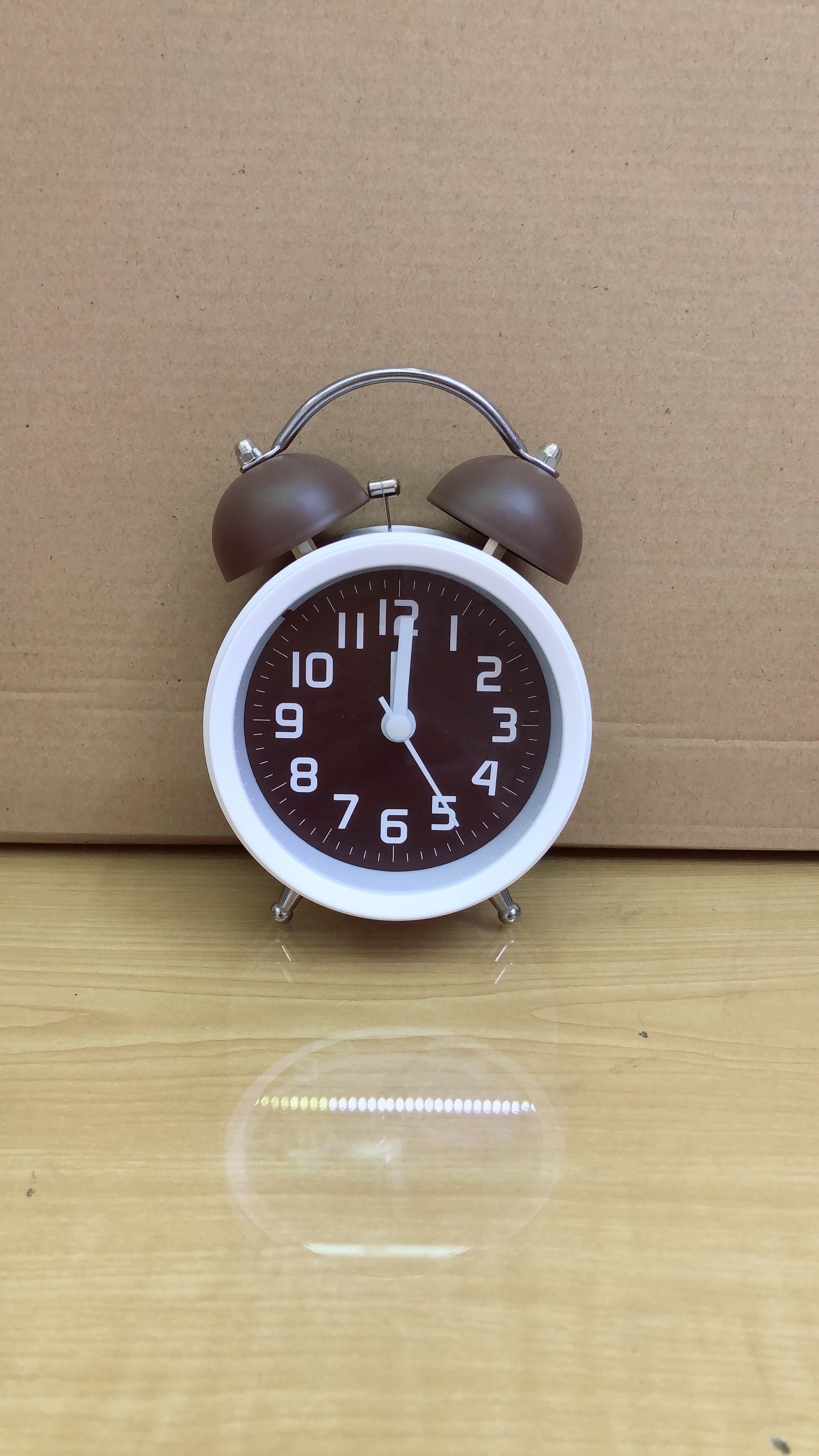 3.5寸静音打铃闹钟 夜光带灯儿童叫醒闹钟细节图