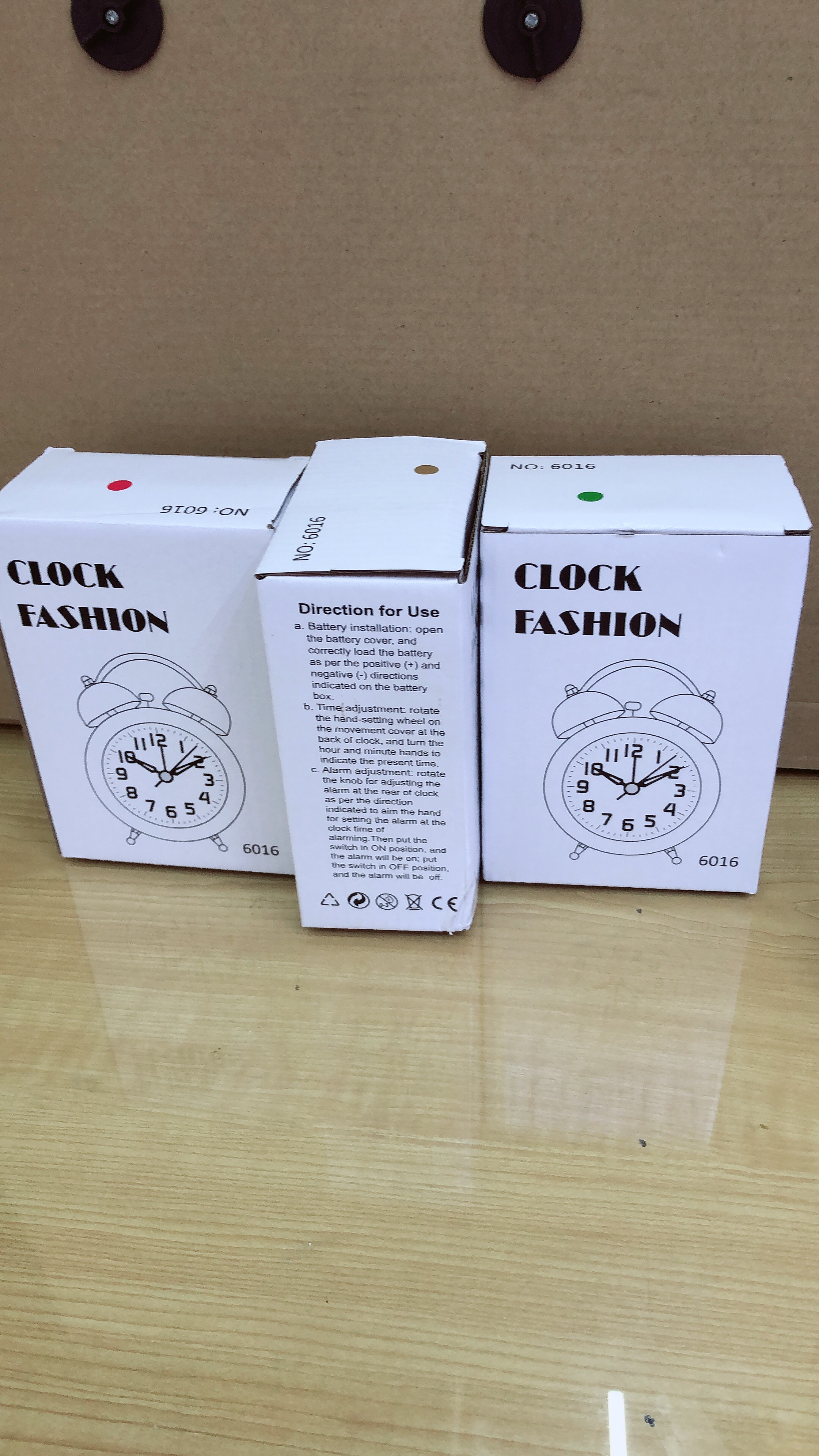 3.5寸静音打铃闹钟 夜光带灯儿童叫醒闹钟详情图7