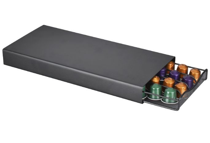 Coffee capsule holder Drawer type nespresso special 40 color box black