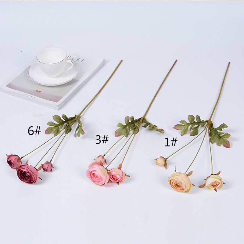 单支简欧小露莲仿真花小千层花高档假花欧式婚庆花详情图1