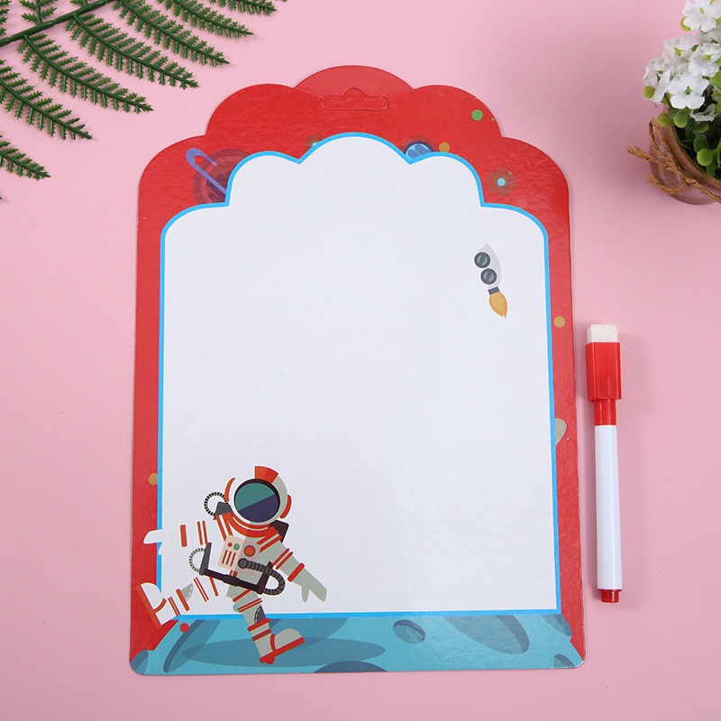 可擦白板 儿童益智写字板 可擦留言板 涂鸦板 纸质写字板详情图2