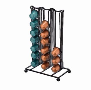Coffee capsule holder Black spray Nespresso special capsule holder 42 pieces