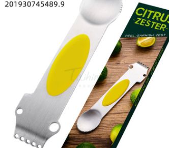 创意小工具 新款多功能剥橙器柠檬刨 三合一剥皮器 CITRUS ZESTER仅供外贸外销