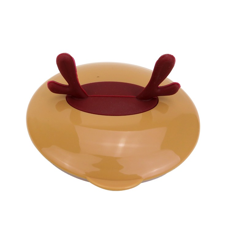 The inner liner of the children's creative bowl is made of 304 food-grade safe material, which is heat-resistant and anti-slip. It is cartoonish, cute and portable detail image 14