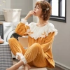 New princess-style pajamas for women in autumn and winter, coral fleece thickened and flannel Korean style cute home wear set for winter Specification image