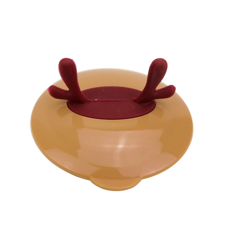 The inner liner of the children's creative bowl is made of 304 food-grade safe material, which is heat-resistant and anti-slip. It is cartoonish, cute and portable detail image 13