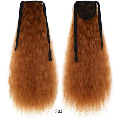Hot-selling wigs with ties, ponytails, corn perches, fireworks perches, instant noodle rolls, wool rolls, and wig pieces detail image 5