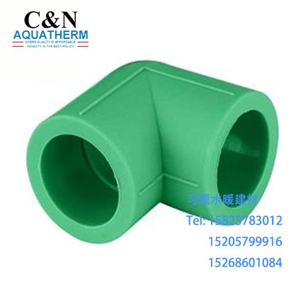 PPR threaded elbow with seat, threaded elbow, insert, threaded pipe and pipe fittings for export detail image 1