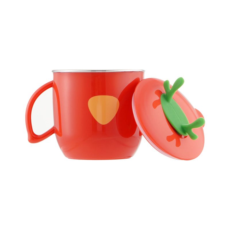 The stainless steel inner liner of the children's creative cup is made of 304 food-grade safety material, which is heat-resistant, anti-slip and cartoonish cute Specification image