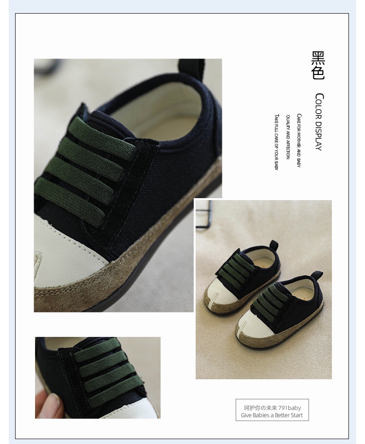 Shoes for boys and girls 0, 1-2-3, soft-soled toddler shoes for spring and autumn, single shoes for children, canvas shoes for children Application Scenario