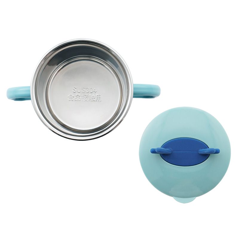 The stainless steel inner liner of the children's creative cup is made of 304 food-grade safety material, which is heat-resistant, anti-slip and cartoonish cute Item Picture