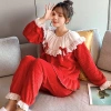 New princess-style pajamas for women in autumn and winter, coral fleece thickened and flannel Korean style cute home wear set for winter Item Picture