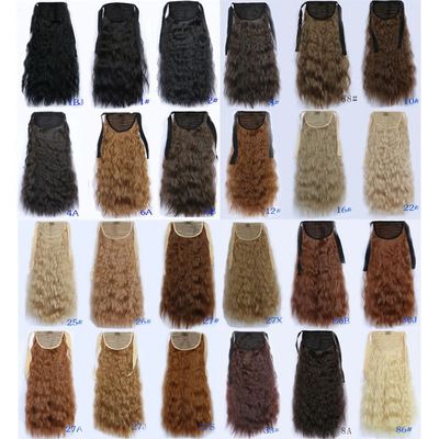 Hot-selling wigs with ties, ponytails, corn perches, fireworks perches, instant noodle rolls, wool rolls, and wig pieces