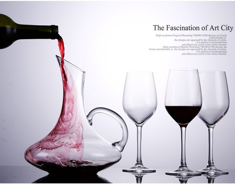 欧式水晶醒酒器 快速家用红酒葡萄酒倒酒器 1500ML 9094详情2