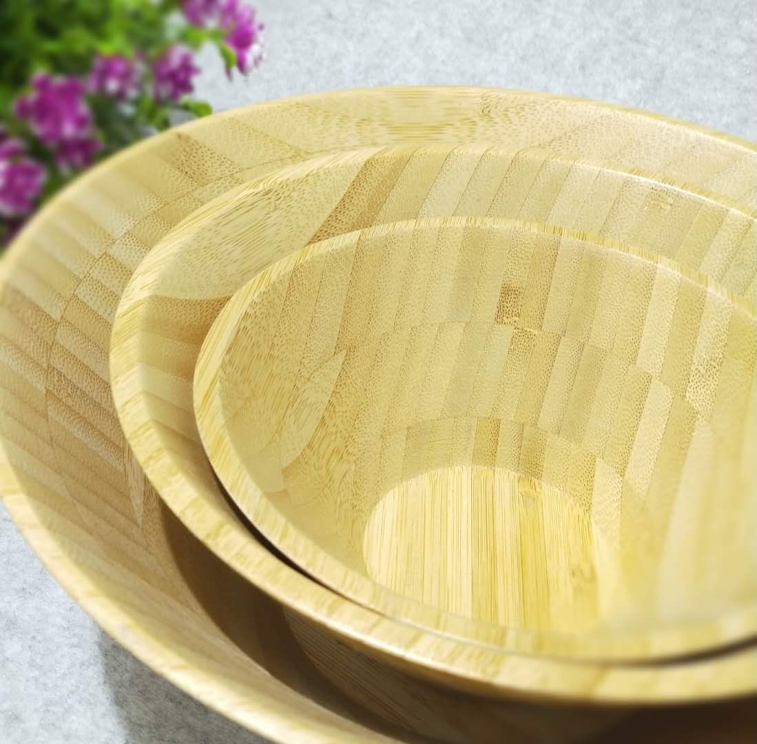 Factory direct sales of bamboo bowls details Picture