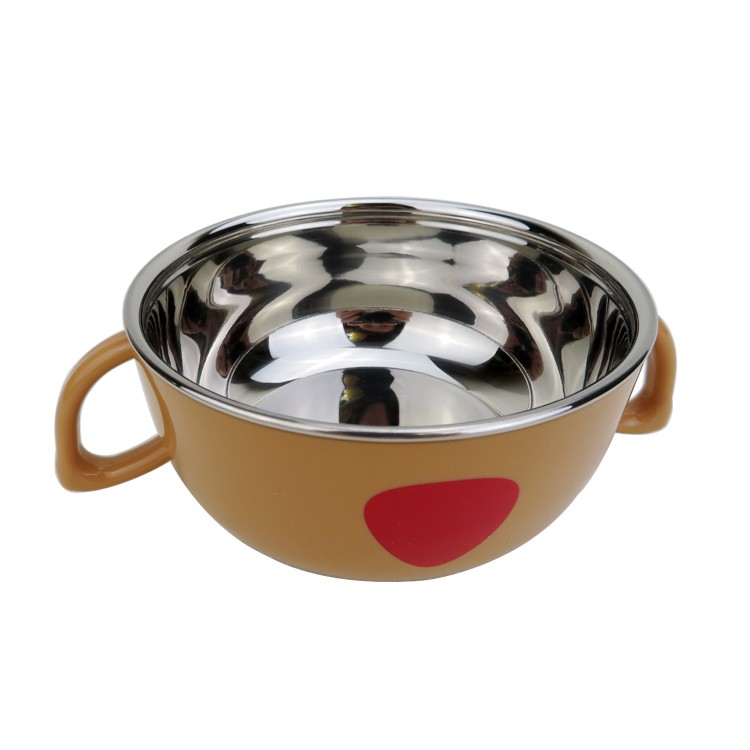 The inner liner of the children's creative bowl is made of 304 food-grade safe material, which is heat-resistant and anti-slip. It is cartoonish, cute and portable detail image 18