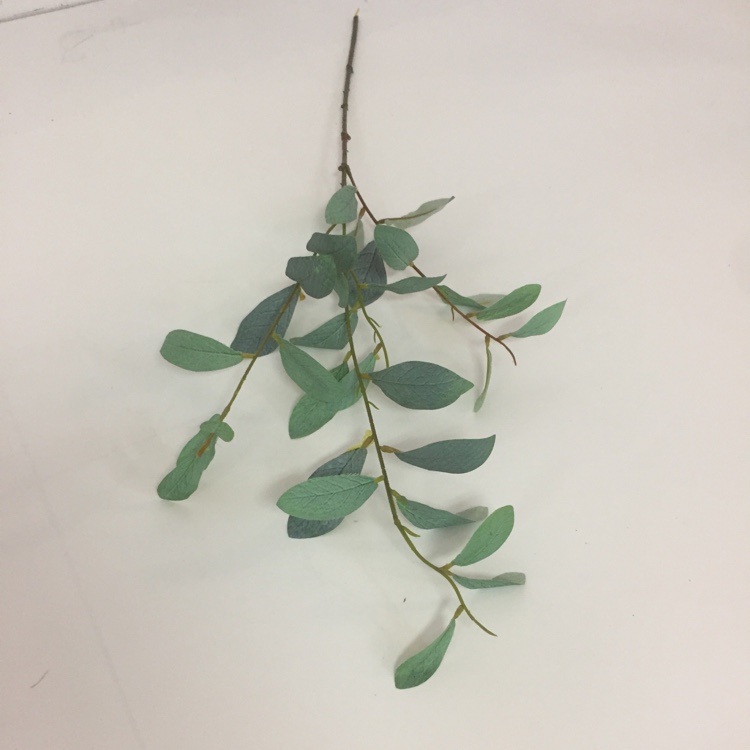 3叉小橄榄叶仿真绿植绿叶摆放花草详情图1