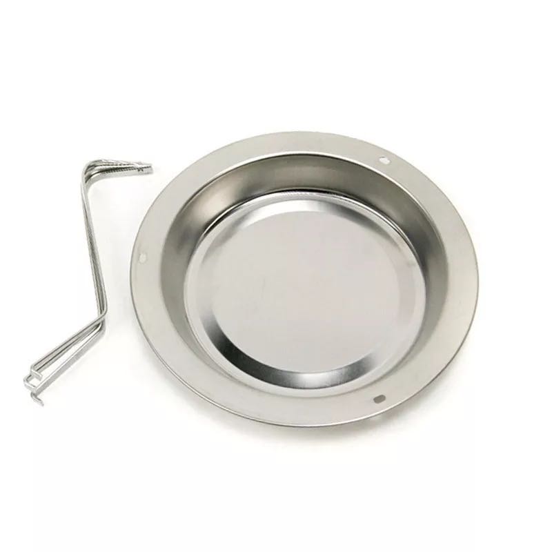 不锈钢烤鸡盘 可拆卸带底盘烤鸡架滤油架 Chicken Roaster Rack产品图