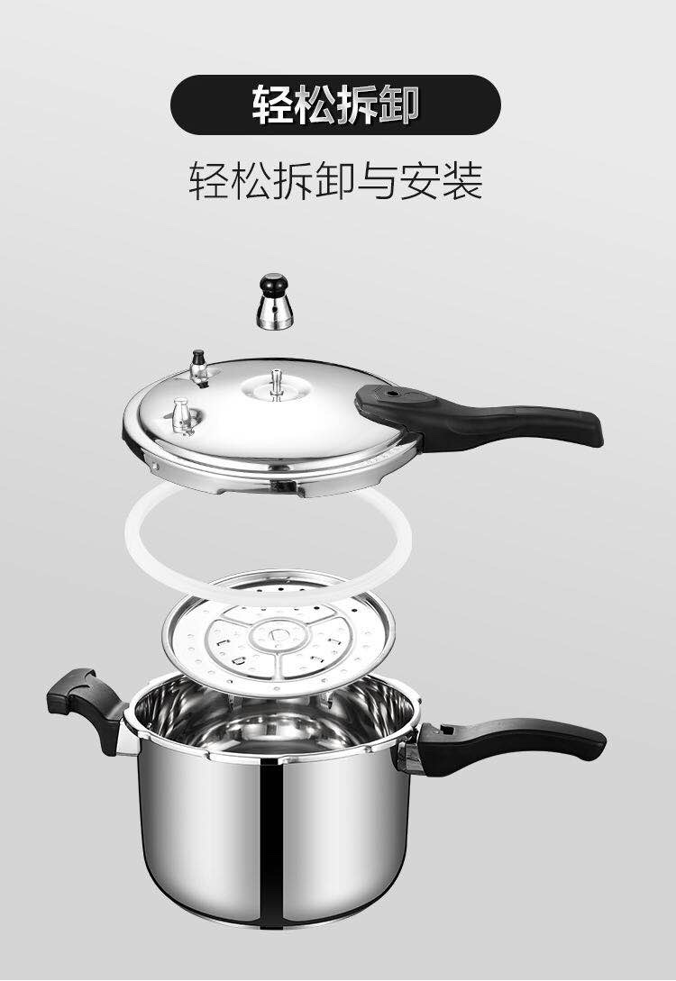 Stainless Steel 304 Pressure Cooker, Stainless Steel Pressure Cooker, High-Grade Pressure Cooker Application Scenario