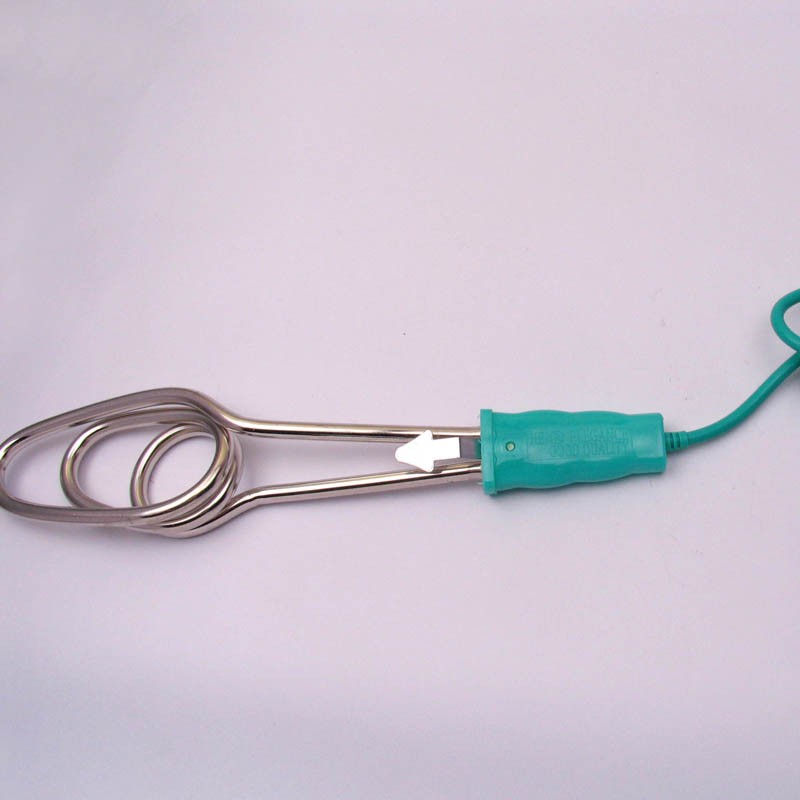 Factory direct sales for export: Green handle three-turn quick-heating water heater electric heating tube 1500W HJ-1516-3 detail image 4
