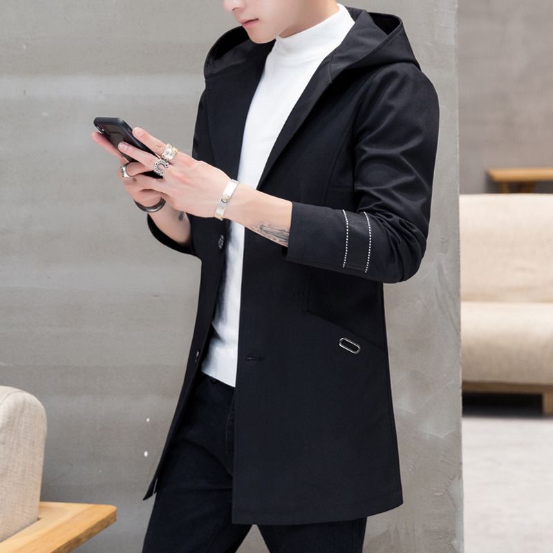 【 30,000 in Stock 】 Windbreaker, men's spring wear, men's coat, men's jacket, men's spring wear, men's plus-size top Specification image